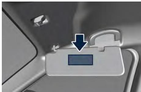 Maserati Grecale (2022) - Étiquettes airbag passager - 1