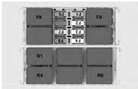Maserati Grecale (2022) - Boîte à fusibles sur le (:ôt) avant croit du compartment moteurs électrique - 2