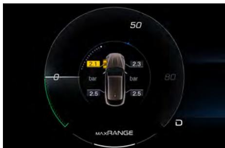 Maserati Grecale (2022) - Avertissementassepressionpneus - 1