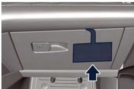 Maserati Grecale (2022) - Étiquettes airbag passager - 3