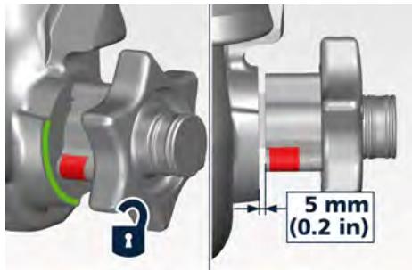 Maserati Grecale (2022) - Installation du triangle d'attelage   Installer le triangle d'attelage - 2