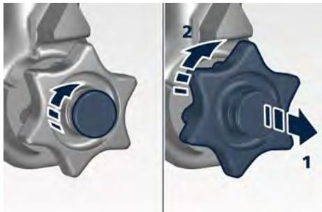 Maserati Grecale (2022) - Installation du triangle d'attelage   Installer le triangle d'attelage - 4