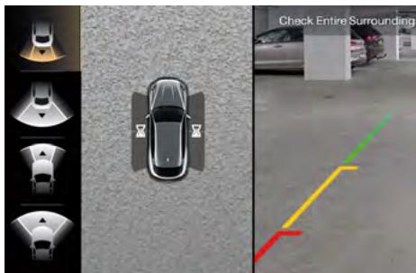 Maserati Grecale (2022) - Side Distance Warning (avertissement de distance latérale, avec Surround View unquivalent) - 1