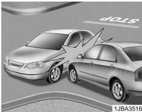 KIA Magentis MG (2005-2010) - Cas où les coussins gonflables ne se déploient pas - 2