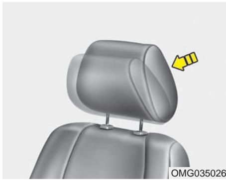 KIA Magentis MG (2005-2010) - Appui-tête actif (si équipement) - 1