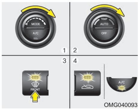 KIA Magentis MG (2005-2010) - Climatisation automatique - 1