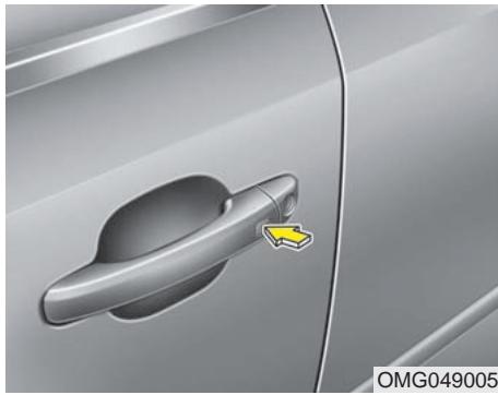 KIA Magentis MG (2005-2010) - Fonctions de la clé intelligente - 1