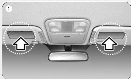 KIA Magentis MG (2005-2010) - Étiquette d'avertissement des coussins gonflables - 2