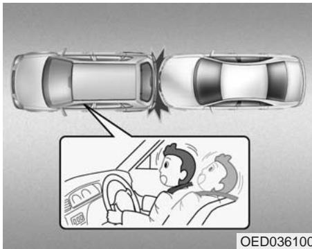 KIA Magentis MG (2005-2010) - Cas où les coussins gonflables ne se déploient pas - 1