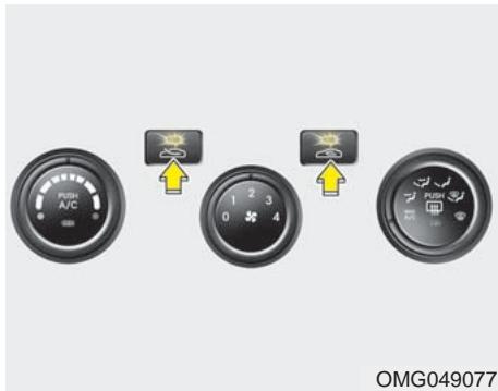 KIA Magentis MG (2005-2010) - Bouton de température - 1