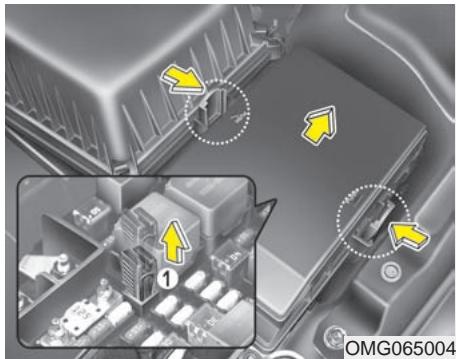 KIA Magentis MG (2005-2010) - Remplacer un fusible sur le panneau intérieur - 1