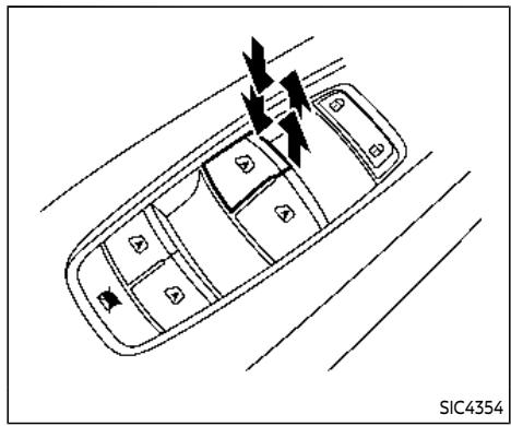 NISSAN Armada (2024) - Verrouillage des vitres passager arrière - 2