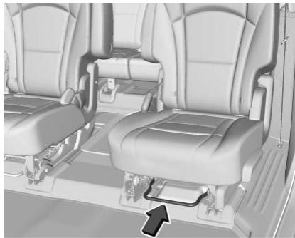 Buick Enclave 2 (2024) - Réglage du siège arrière - 1