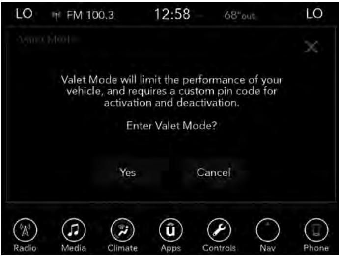 DODGE Charger SRT Hellcat (2017) - MODE VALET - 1