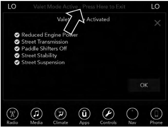 DODGE Charger SRT Hellcat (2017) - MODE VALET - 2