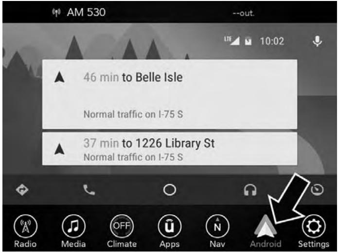 DODGE Charger SRT Hellcat (2017) - Android Auto (Systèmes 8.4 et 8.4 AVEC NAVIGATION) - 1