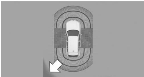 BMW X3 (2024) - Affichage sur l'écran des radars de stationnement PDC - 1