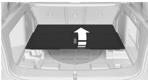 BMW X3 (2024) - Relever le plancher du compartmenté à bagages - 1