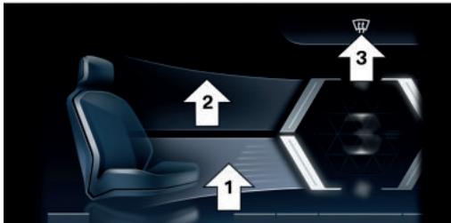 BMW X3 (2024) - Réglage de la répartition d'air - 2