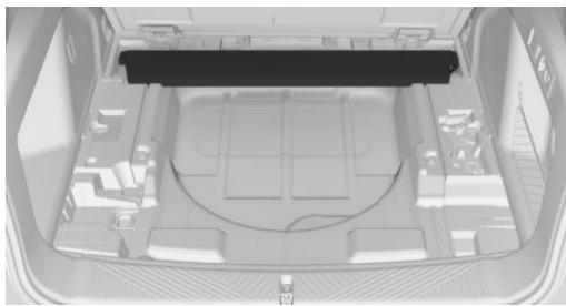 BMW X3 (2024) - Rangement du filet de séparation du compartment à bagages - 3