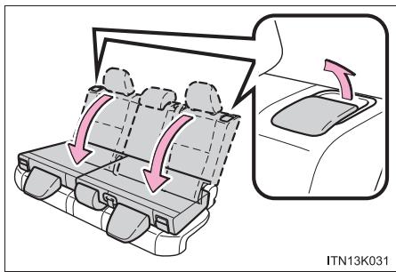 Scion tC 2 (2012) - Rabattement des dossiers des sièges arrêté - 1