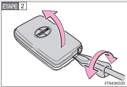 Scion tC 2 (2012) - ■ Remplacement de la pile (vehicules dotés du système Smart key) - 2