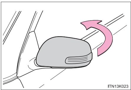 Scion tC 2 (2012) - Rabattement des rétroviseurs - 1