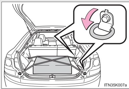 Scion tC 2 (2012) - Crochets d'arrimage - 1