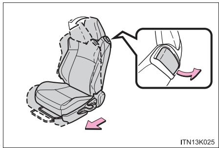 Scion tC 2 (2012) - Siège du conducteur (vehicules dotés d'une mémoire de position du siège) - 1