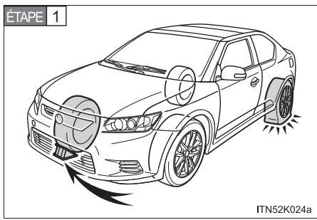 Scion tC 2 (2012) - Remplacement d'un pneu creve - 1