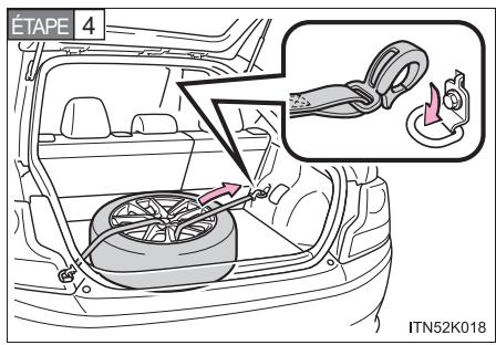 Scion tC 2 (2012) - Remisage du pneau creve - 4