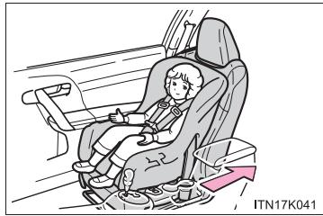 Scion tC 2 (2012) - Lorsque you installez un dispositif de retenue pour enfants - 1