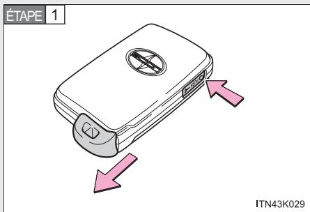 Scion tC 2 (2012) - ■ Remplacement de la pile (vehicules dotés du système Smart key) - 1