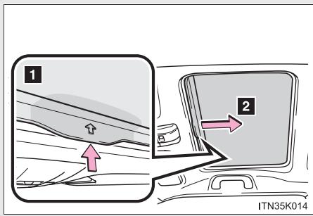 Scion tC 2 (2012) - Écran pare-soleil avant - 1