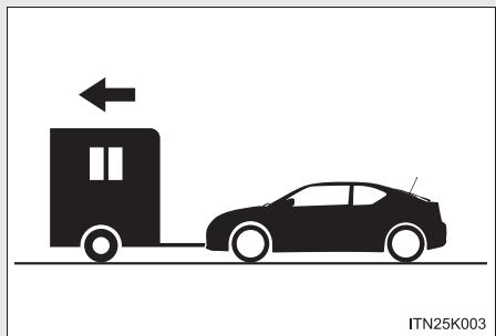 Scion tC 2 (2012) - Remorquage avec les 4 roues au sol (boîte de vitesses manuelle) - 1