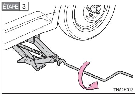 Scion tC 2 (2012) - Installation du pau de secours - 3