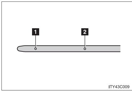 Scion tC 2 (2012) - Vérification de l'huile moteur - 2