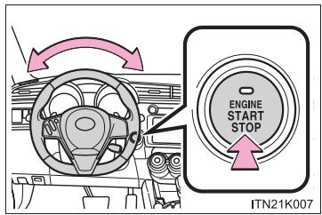 Scion tC 2 (2012) - ■Lorsqu'il est impossible de libreter le mecanisme de verrouillage de direction - 1