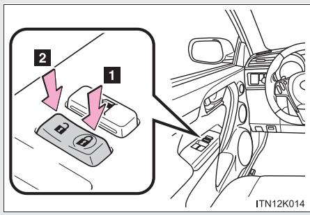 Scion tC 2 (2012) - ■ Contacteur de verrouillage des portières - 1