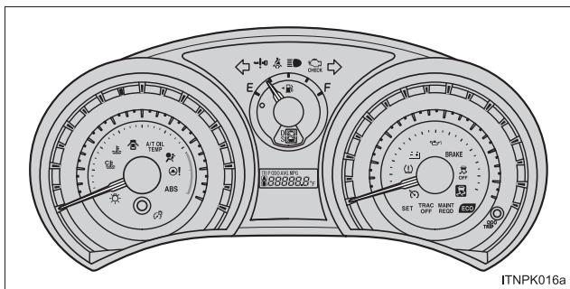 Scion tC 2 (2012) - Bloc d'instrumentation - 1