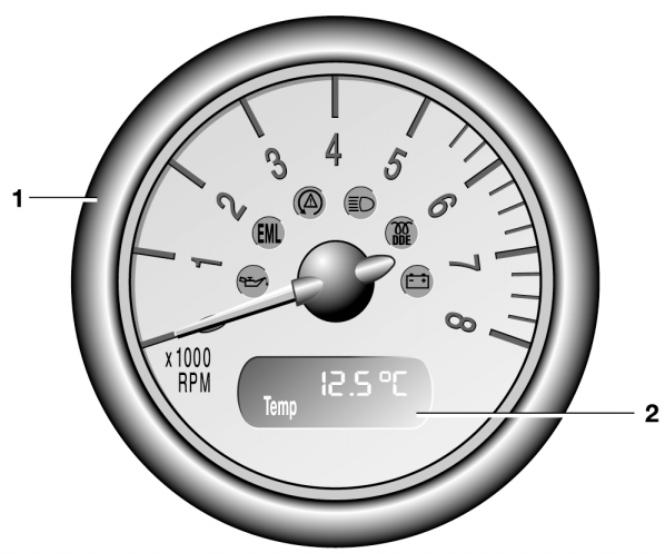MINI CABRIOLET (2001-2006) - Instruments avec systeme de navigation* ou POSTE de conduite CHRONO PACK* - 1