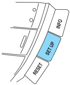 FORD Freestyle (2005-2007) - Touchesetup (menu desreglages) - 1