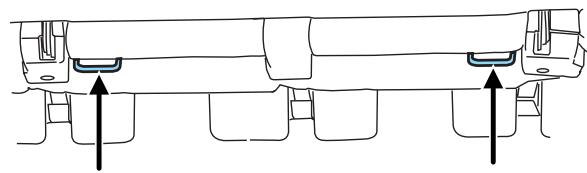 FORD Freestyle (2005-2007) - Emplacement des pattes d'ancrage des sièges arrêté - 2