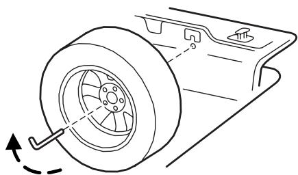 FORD Freestyle (2005-2007) - Rangement de la roue et du cric - 3