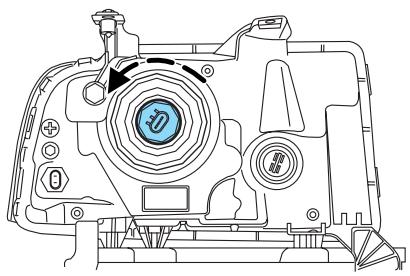 FORD Freestyle (2005-2007) - Remplacement des ampôules de phare (feux de route et de croissement) - 1