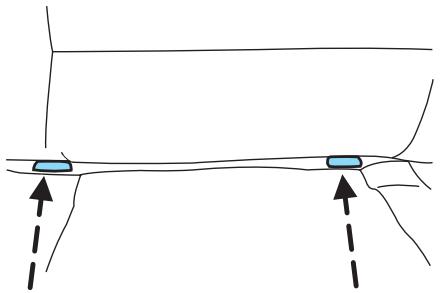 FORD Freestyle (2005-2007) - Ancrage des sièges d'enfant au moyen de fixations à boucles de verrouillage inférieures et points d'ancrage - 4