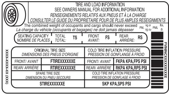 FORD Freestyle (2005-2007) - Exemple seulment : - 2
