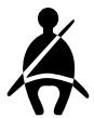 FORD Freestyle (2005-2007) - Témoin de ceinture de sécurité : - 1