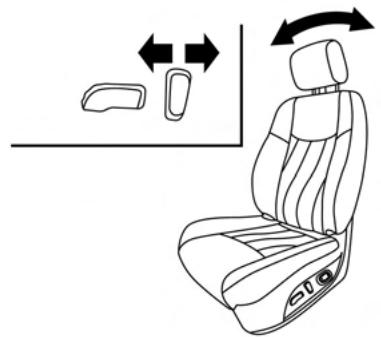 NISSAN Murano (2022) - Commande de réglage de la hauteur du siège (siège du conducteur) - 2