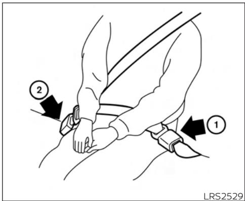 NISSAN Murano (2022) - Vérification du fonctionnement des ceintures de sécurité - 1